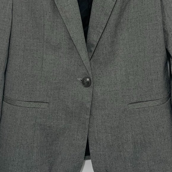 Kenneth Cole Grey Single Breasted Fitted Blazer - Small - Picture 3 of 4